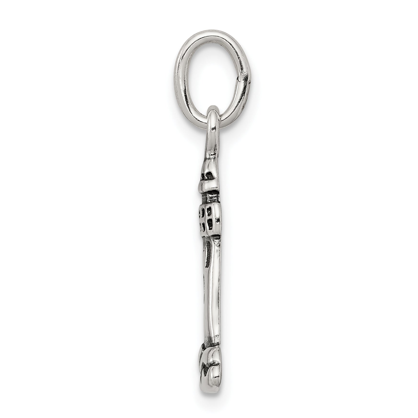 Sophia Jewelers Men's 925 Sterling Silver Antiqued Lighthouse Charm