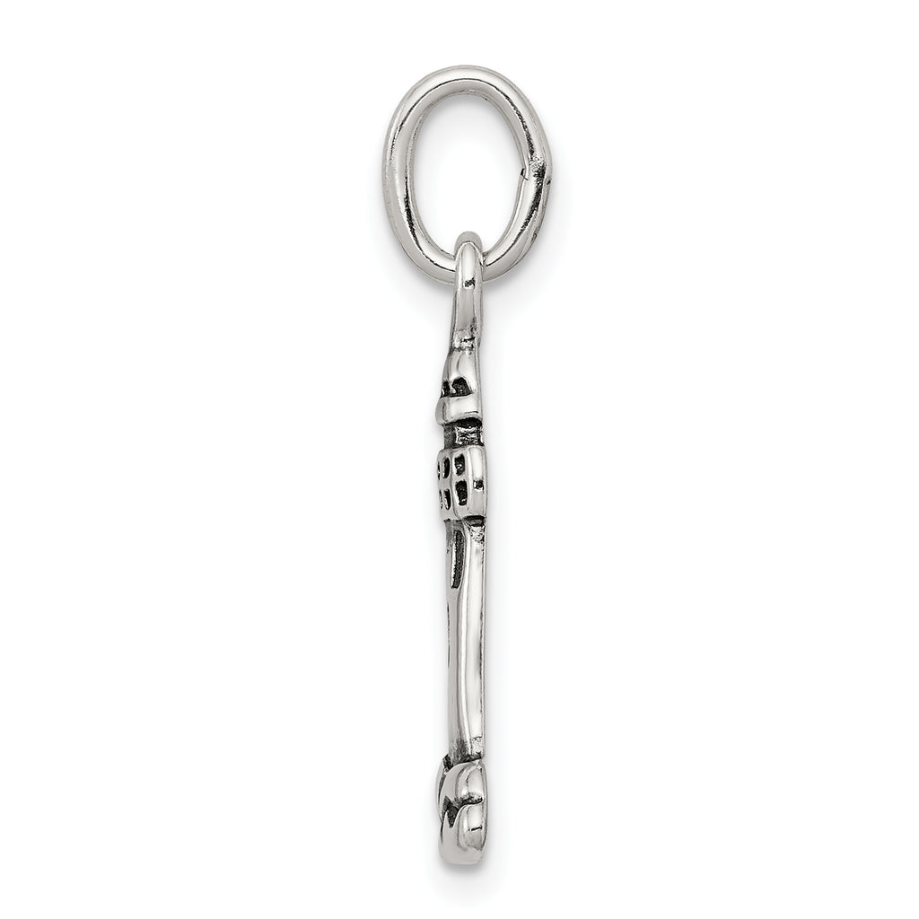 Sophia Jewelers Men's 925 Sterling Silver Antiqued Lighthouse Charm