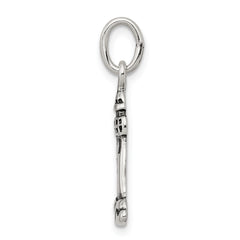 Sophia Jewelers Men's 925 Sterling Silver Antiqued Lighthouse Charm