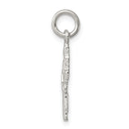Dove Cross Charm in Sterling Silver