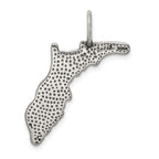 Sterling Silver 925 Antique Florida State Charm MenÃÂ¢Ã¢âÂ¬Ã¢âÂ¢s Pendant