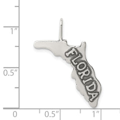 Sterling Silver 925 Antique Florida State Charm MenÃÂ¢Ã¢âÂ¬Ã¢âÂ¢s Pendant