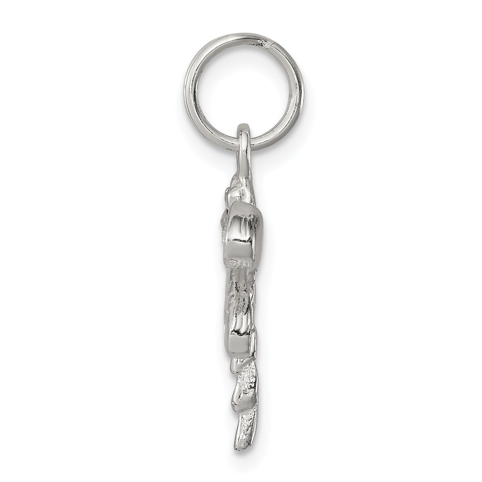 Sterling Silver Dragonfly Pendant with Austrian Crystals Rhodium-Plated
