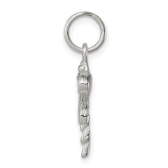 Sterling Silver Dragonfly Pendant with Austrian Crystals Rhodium-Plated