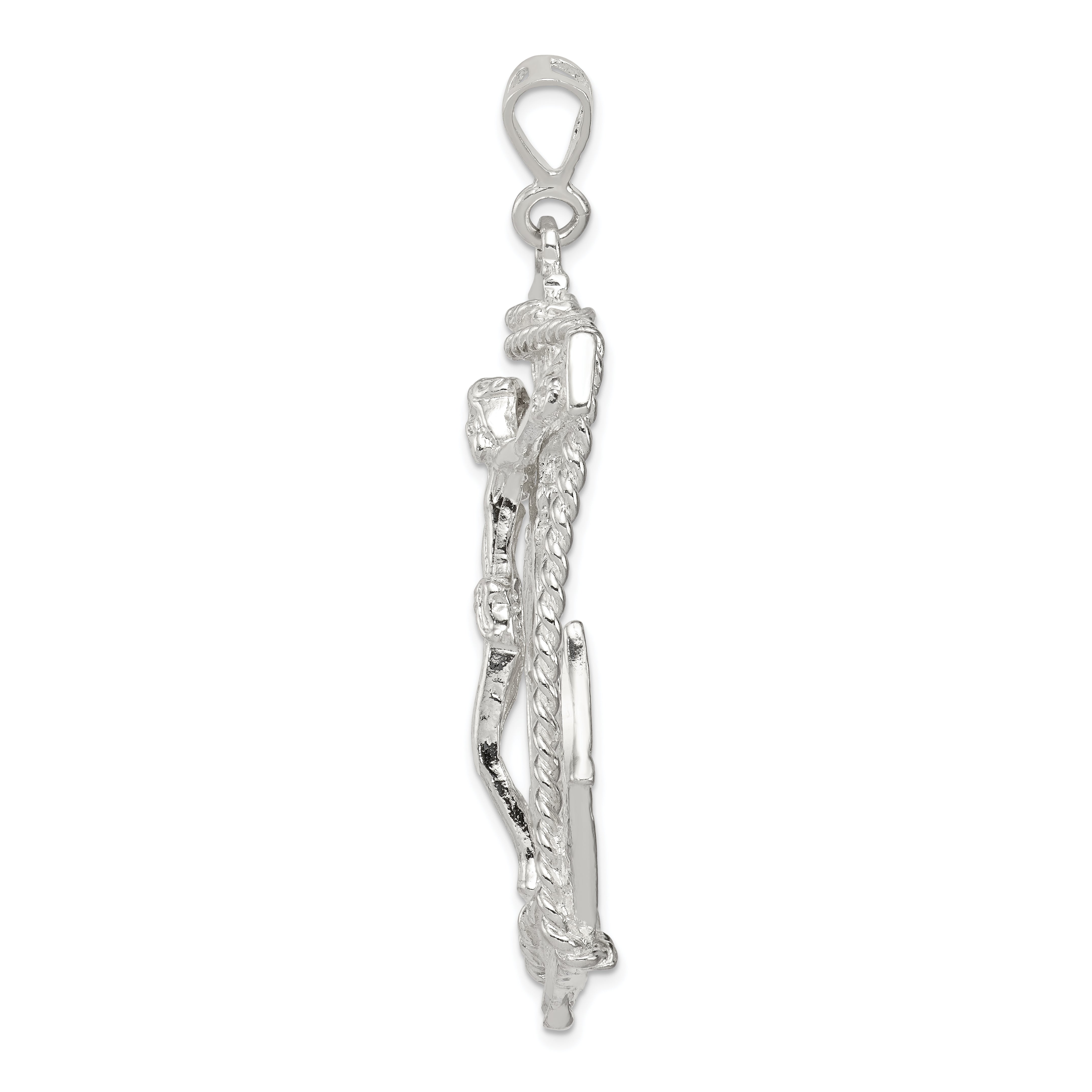 Sterling Silver 925 Mariner Cross Pendant Polished Anti-Tarnish Solid