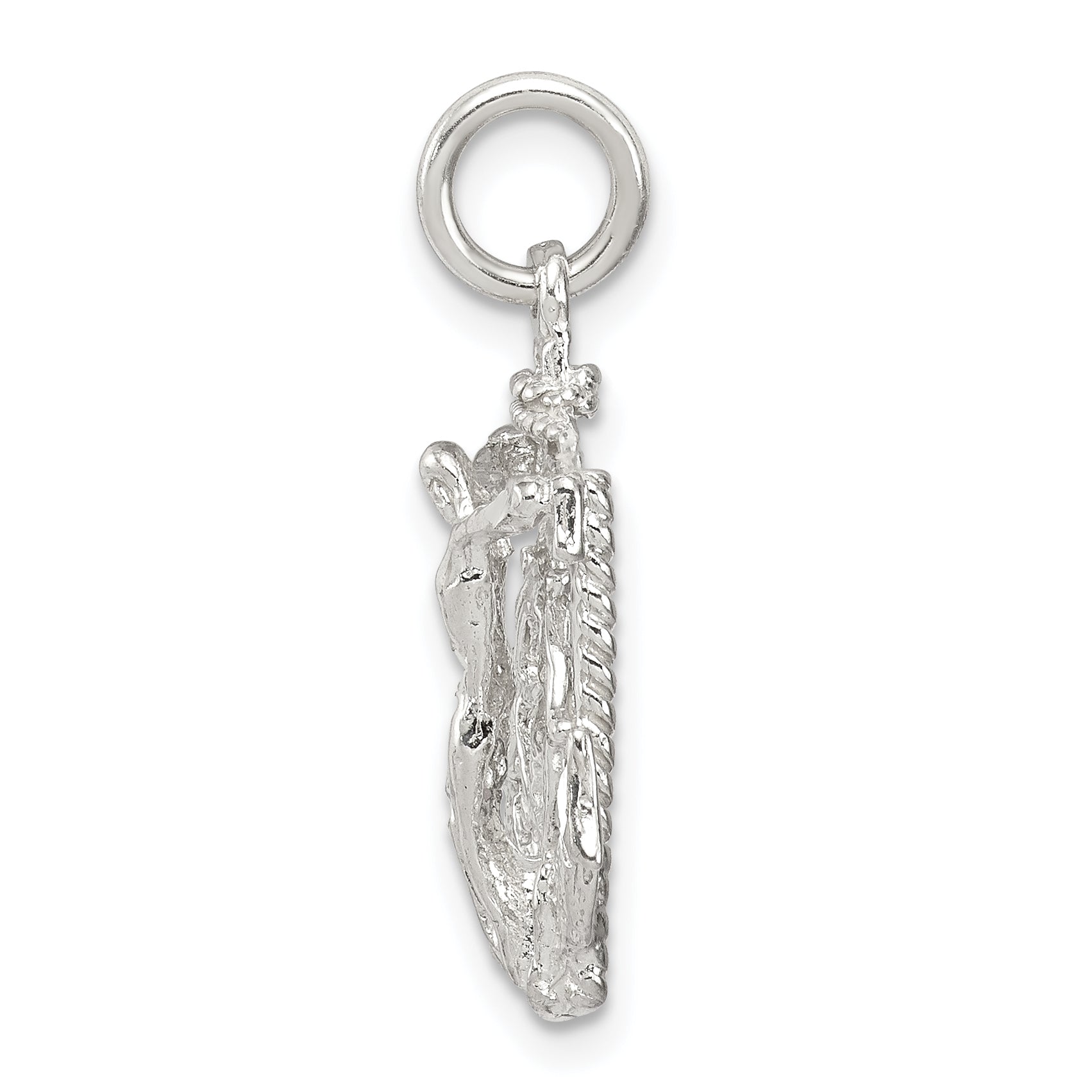 Sterling Silver 925 Mariner Cross Pendant with Polished Anti-Tarnish Finish