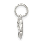 Sterling Silver 925 Horse Head Charm with Bridle Polished Finish