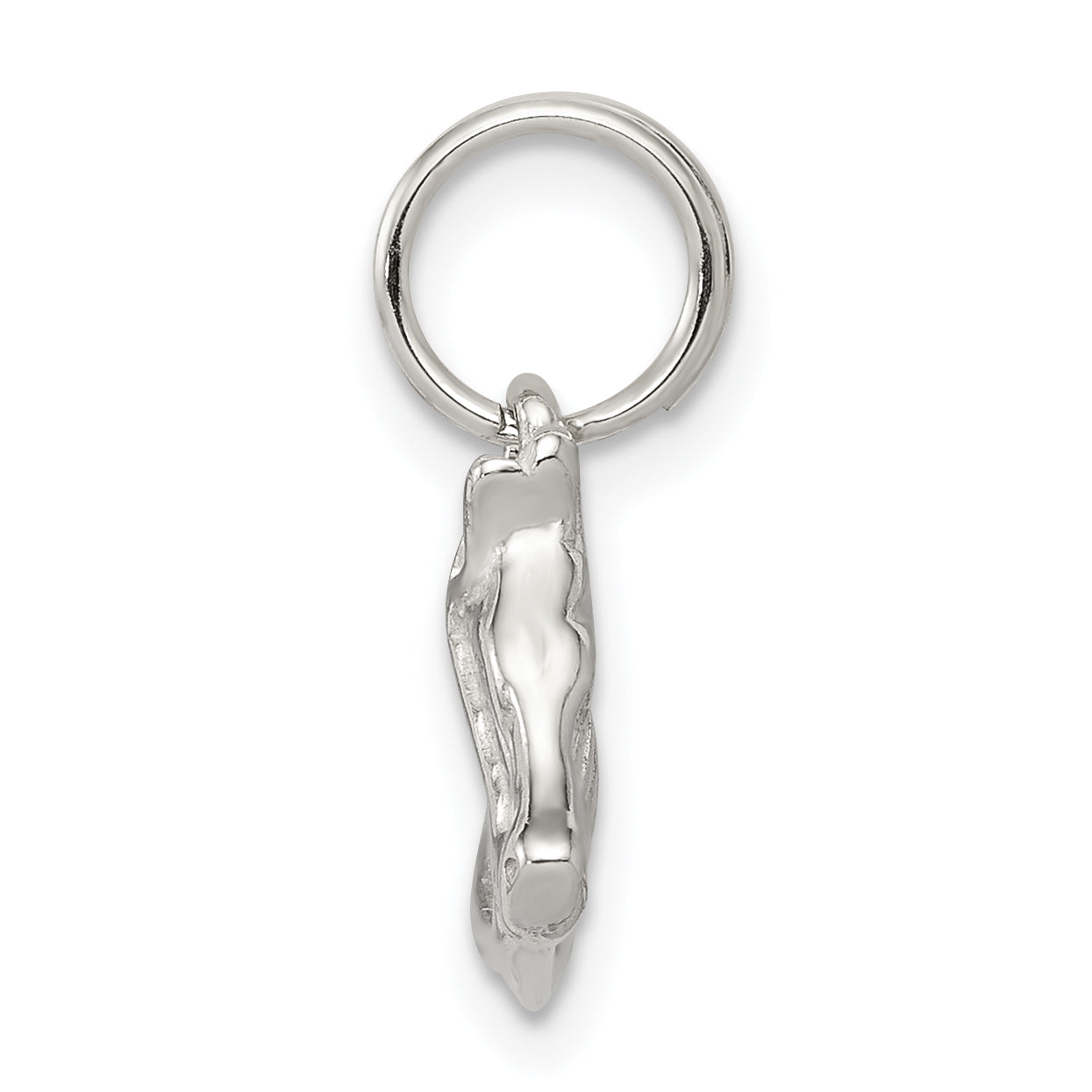 Sterling Silver 925 Horse Head Charm with Bridle Polished Finish