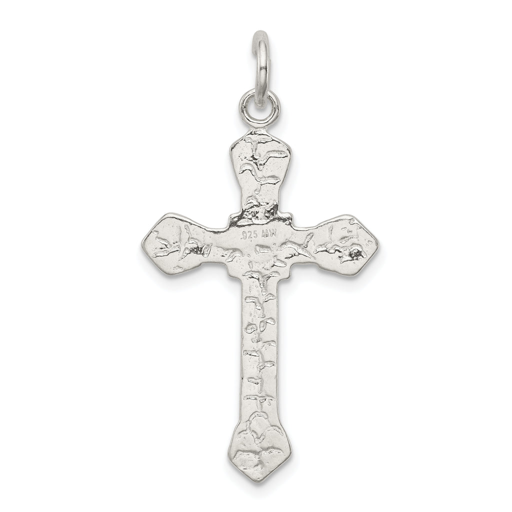 Sophia Jewelers 925 Sterling Silver Crucifix Pendant with Polished Anti-Tarnish Finish