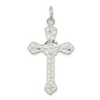 Sophia Jewelers 925 Sterling Silver Crucifix Pendant with Polished Anti-Tarnish Finish