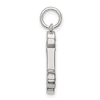 Sterling Silver 925 Dog Bone Charm with Anti-Tarnish Solid Casted Design