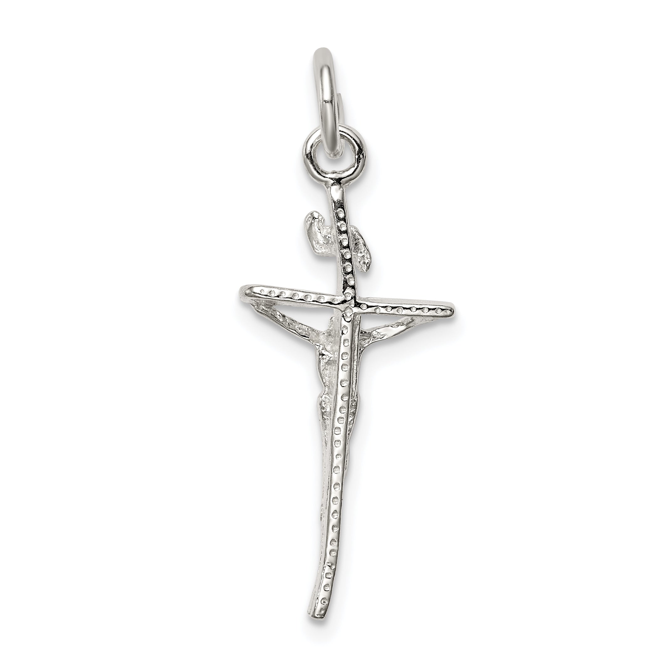 INRI Crucifix Pendant in Sterling Silver