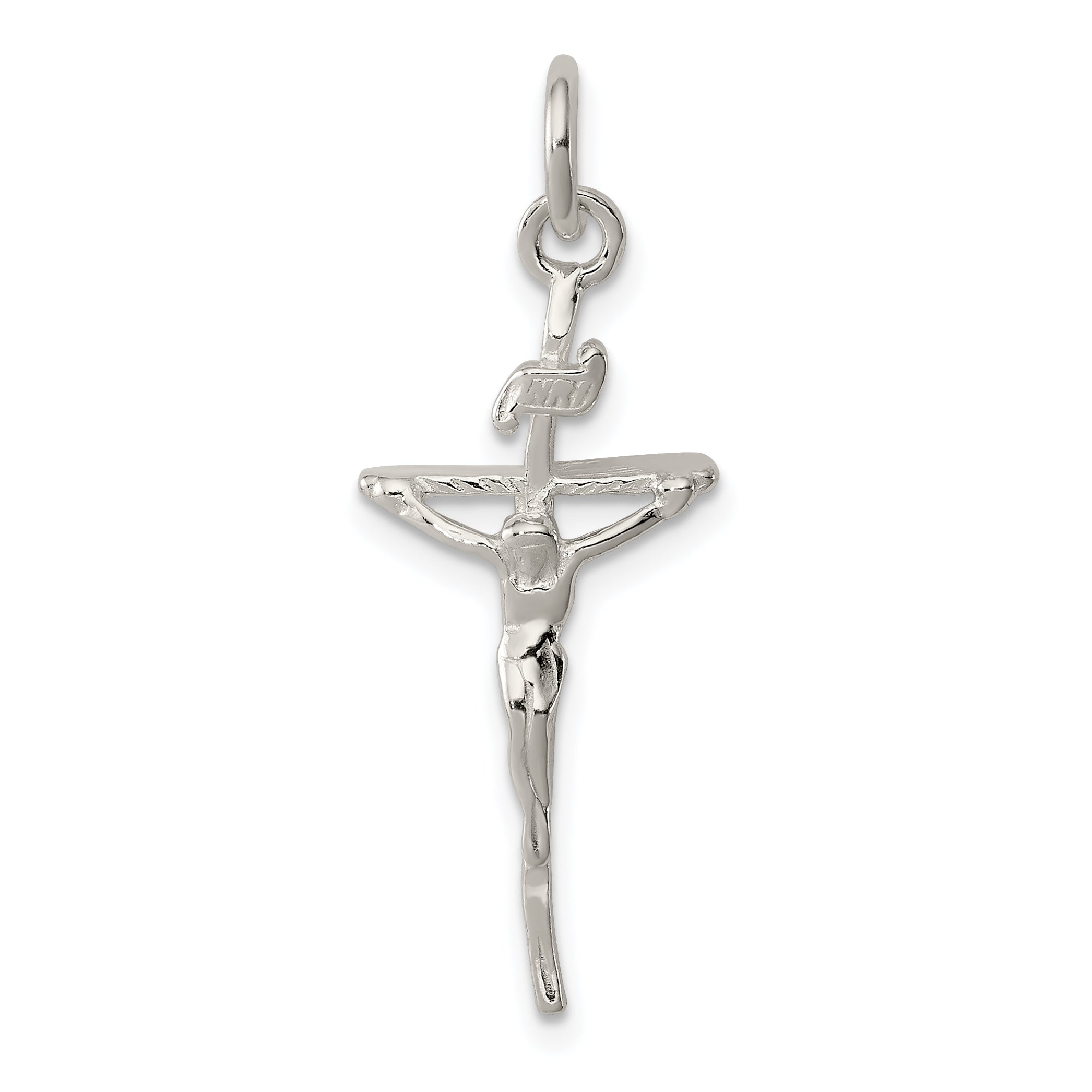 Sterling Silver INRI Crucifix Pendant Main image