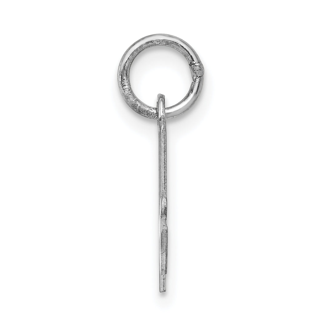 Sophia Jewelers Sterling Silver Initial A Charm with Rhodium Elegance