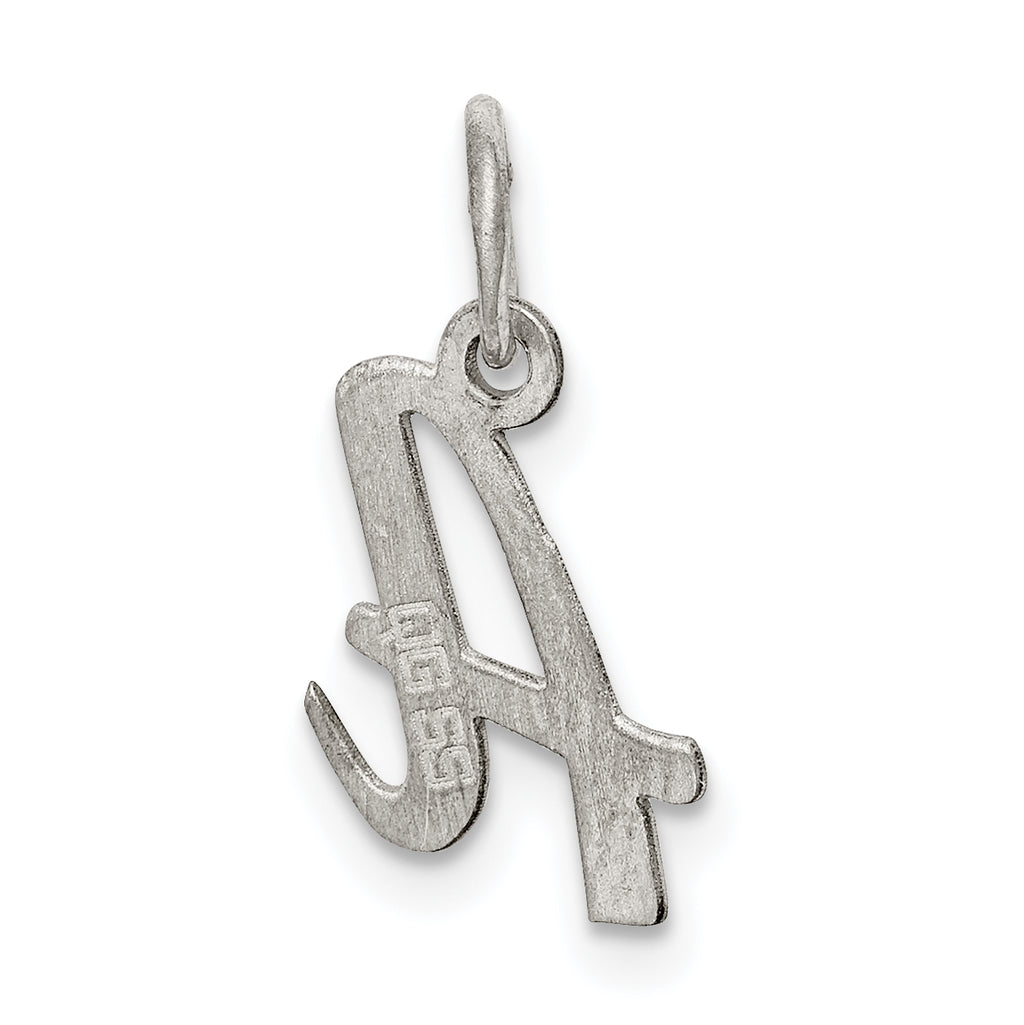 Sophia Jewelers Sterling Silver Initial A Charm with Rhodium Elegance