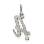 Sophia Jewelers Sterling Silver Initial A Charm with Rhodium Elegance