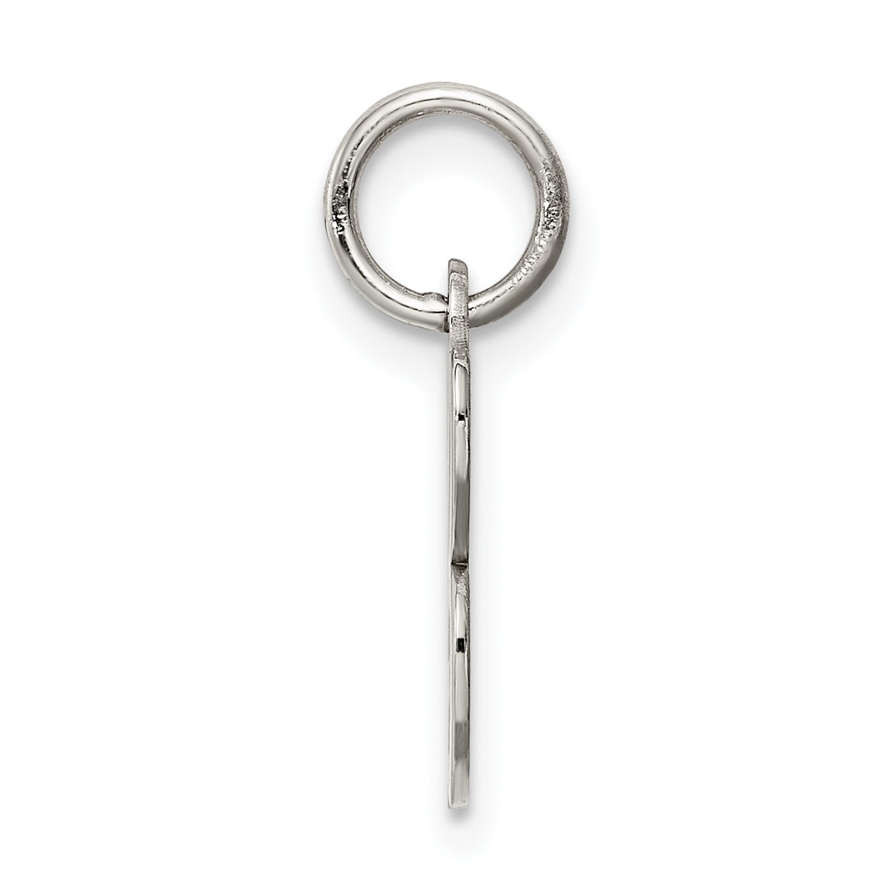Sophia Jewelers 925 Rhodium-Plated Sterling Silver Initial B Charm
