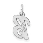 Sophia Jewelers 925 Rhodium-Plated Sterling Silver Initial B Charm