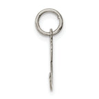 Sophia Jewelers Sterling Silver Initial C Charm Rhodium-Plated Elegance