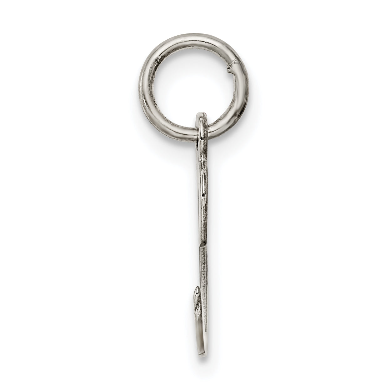 Sophia Jewelers Sterling Silver Initial C Charm Rhodium-Plated Elegance
