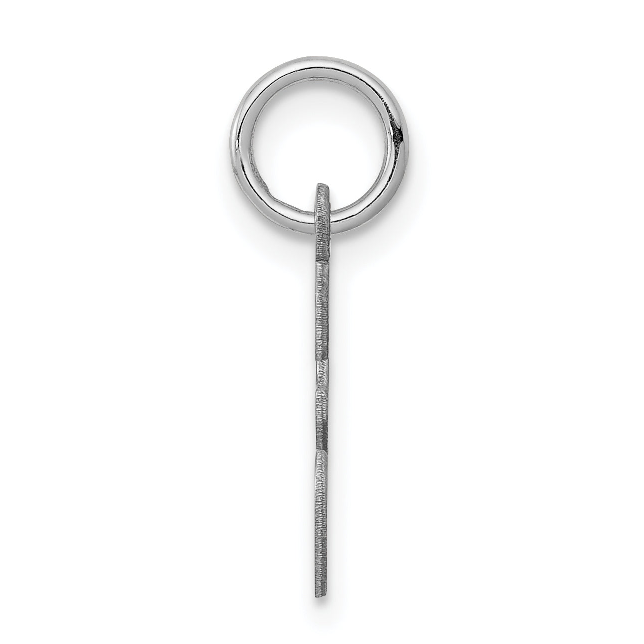 Sophia Jewelers Sterling Silver Rhodium-Plated E Initial Charm Secondary image