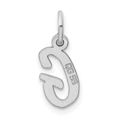 Sophia Jewelers Sterling Silver Rhodium-plated G Initial Charm