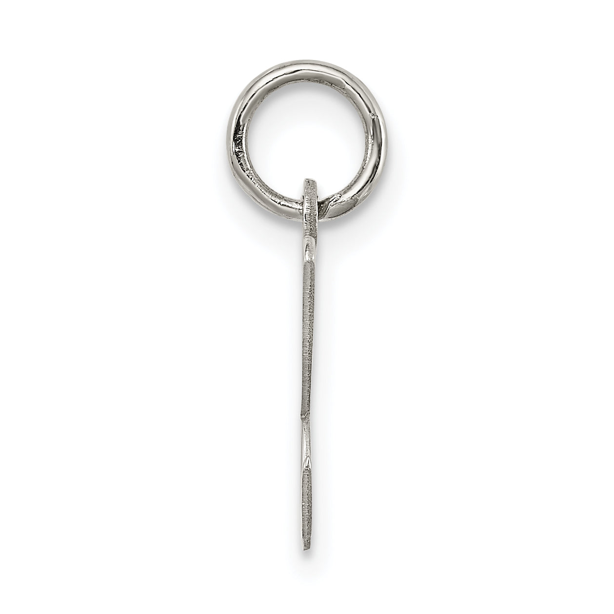 Sophia Jewelers 925 Sterling Silver Rhodium-Plated Initial K Charm Secondary image