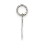 Sophia Jewelers 925 Sterling Silver Rhodium-Plated Initial K Charm