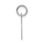 Sophia Jewelers Sterling Silver Rhodium-Plated Initial T Charm Elegant Design