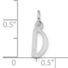 Sophia Jewelers Sterling Silver Polished Unisex Initial D Charm