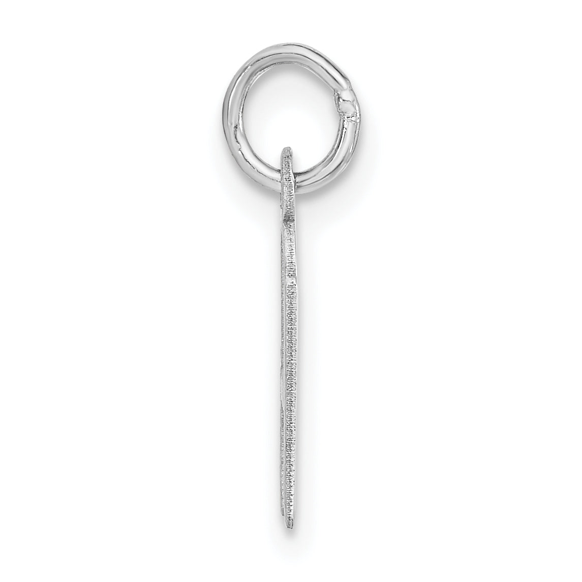 Sophia Jewelers Sterling Silver Polished Initial H Charm Unisex