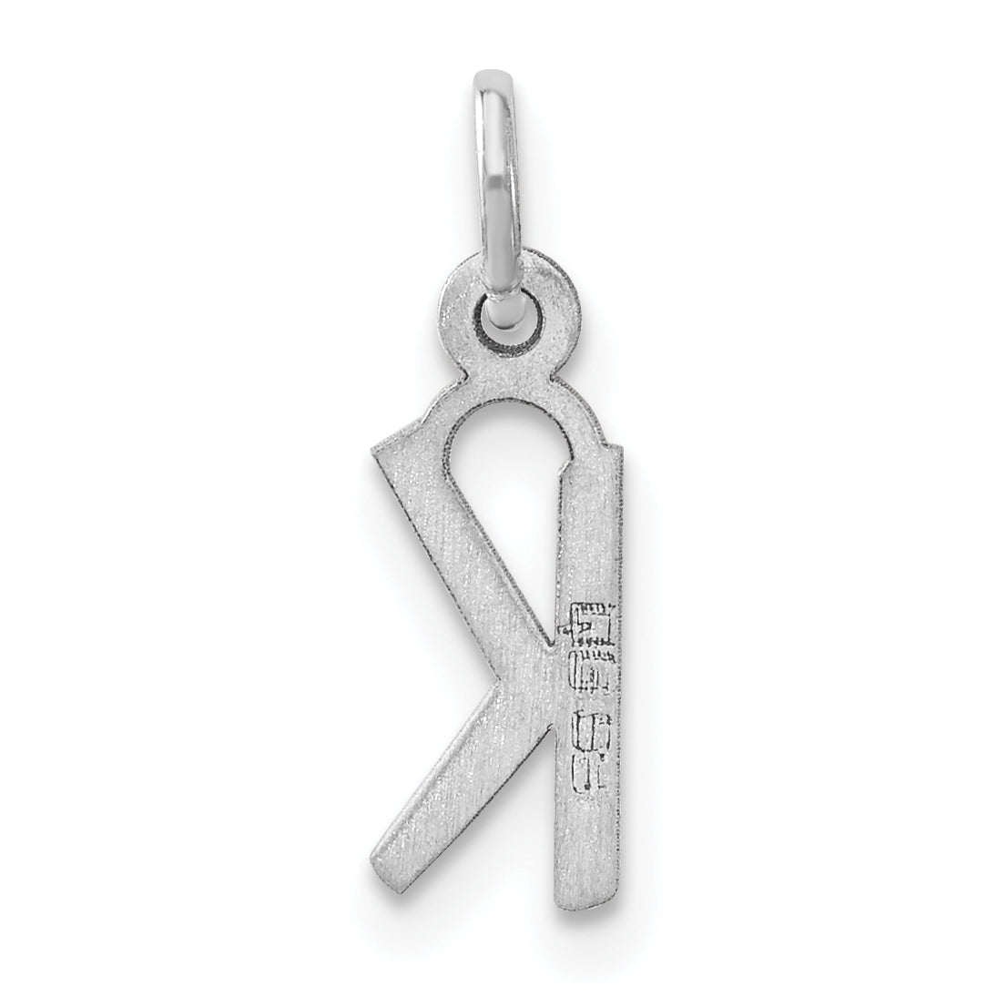 Sophia Jewelers 925 Sterling Silver Initial K Charm Polished Unisex