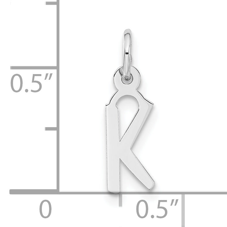 Sophia Jewelers 925 Sterling Silver Initial K Charm Polished Unisex