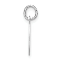 Sterling Silver 925 Unisex Initial C Charm Polished Finish Medium