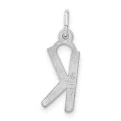 Sophia Jewelers Sterling Silver 925 Polished Unisex K Charm Pendant