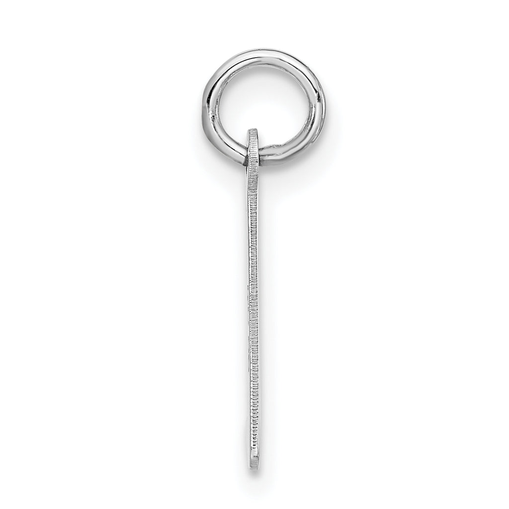 Sophia Jewelers Polished Sterling Silver 925 Unisex Initial L Charm