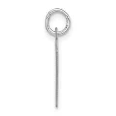 Sophia Jewelers Sterling Silver Polished Initial N Unisex Charm