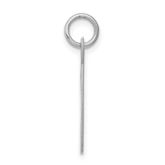 Sophia Jewelers Sterling Silver Rhodium-Plated Initial T Large Pendant