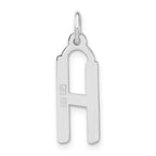 Sophia Jewelers 925 Sterling Silver Unisex Polished Initial H Charm