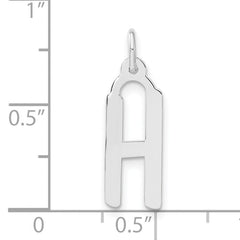 Sophia Jewelers 925 Sterling Silver Unisex Polished Initial H Charm