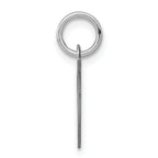 Sophia Jewelers Sterling Silver Rhodium Script T Initial Charm
