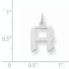Sterling Silver 925 Artisan Initial H Charm Elegant Small Design