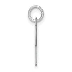 Sophia Jewelers Polished Sterling Silver R Initial Pendant Unisex Charm