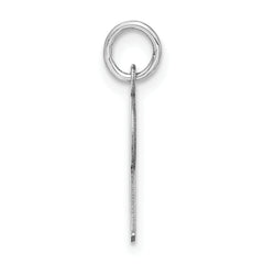 Sophia Jewelers Polished Sterling Silver R Initial Pendant Unisex Charm