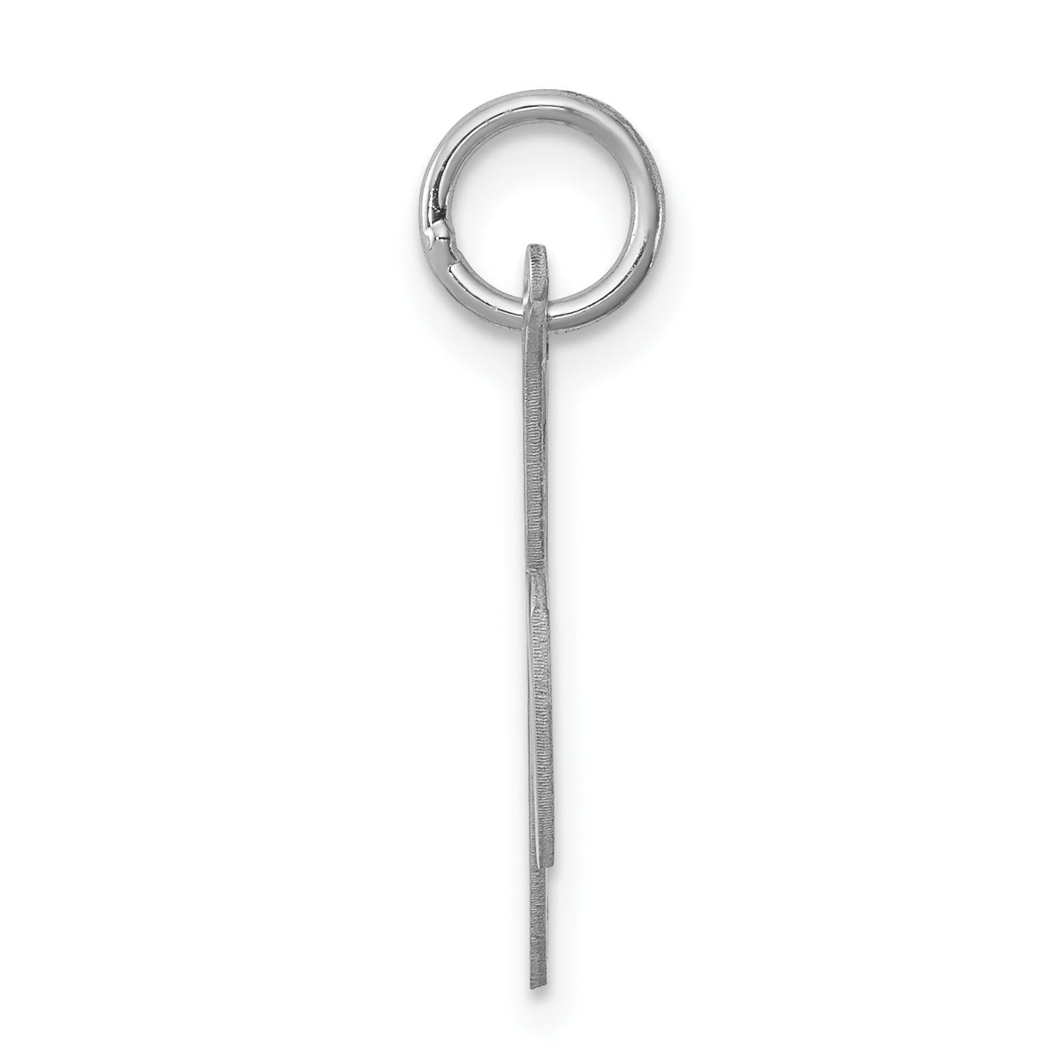 Sophia Jewelers Sterling Silver Fancy Script K Initial Charm Secondary image