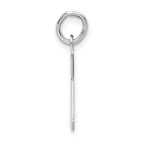 Sterling Silver 925 Rhodium-Plated Initial K Charm Elegant & Modern