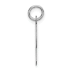 Sophia Jewelers Sterling Silver Charm P Initial Rhodium Elegance