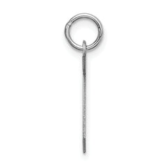 Sophia Jewelers 925 Rhodium-Plated Sterling Silver Block Letter T Charm