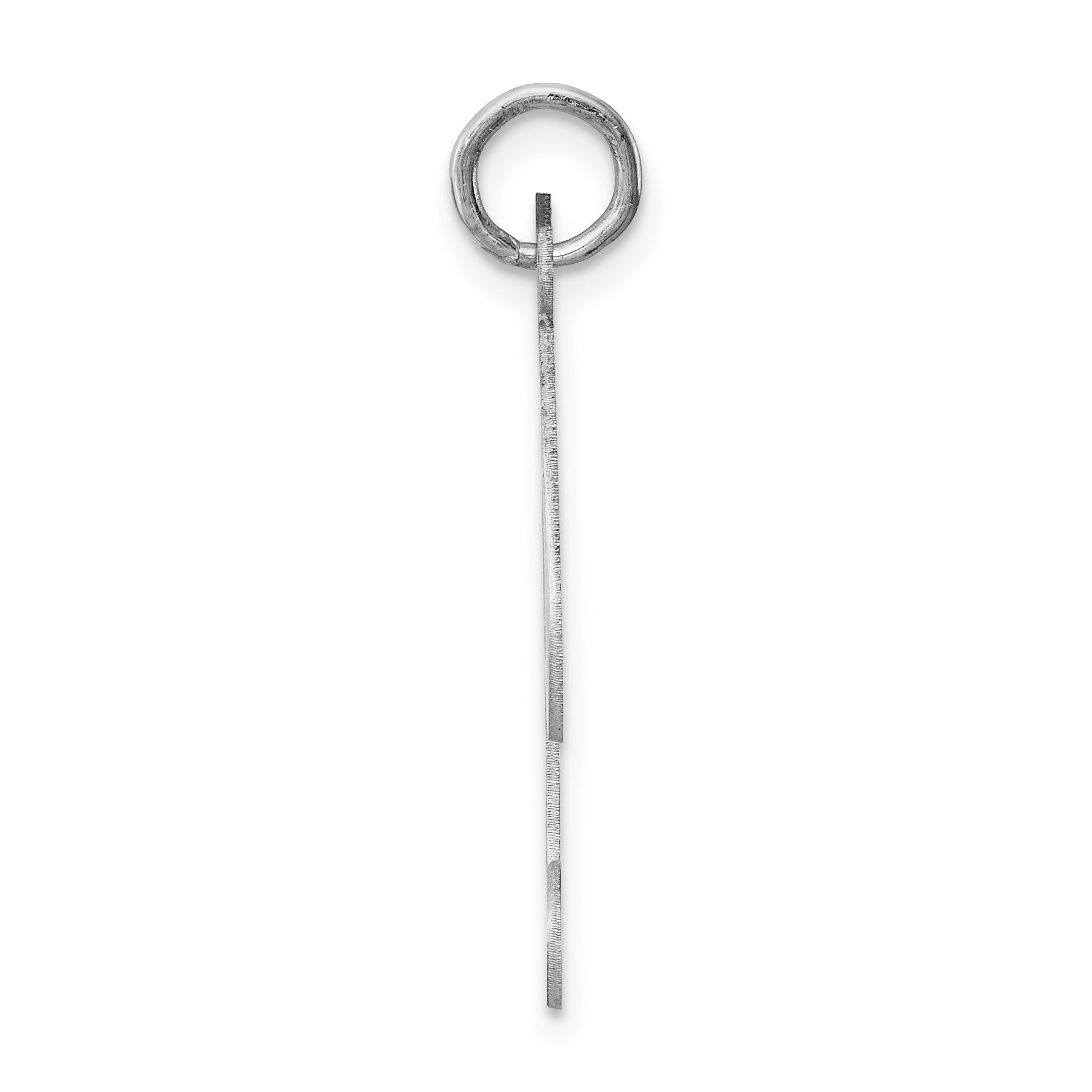 Sterling Silver 925 Initial Charm in Fancy Script by Sophia Jewelers Secondary image
