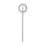 Sophia Jewelers Sterling Silver Rhodium-Plated Large Initial N Charm